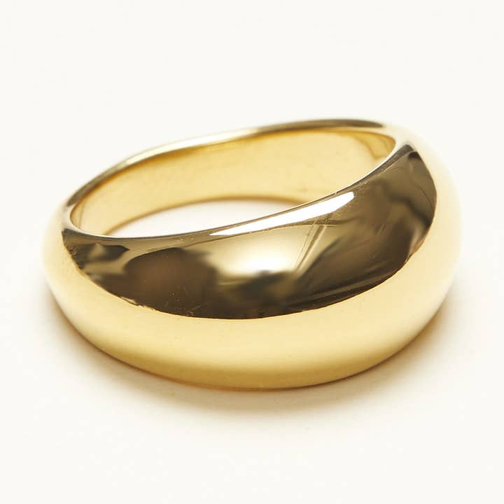 Timeless Bold Dome Ring (2 styles) for wholesale by Shapes Studio