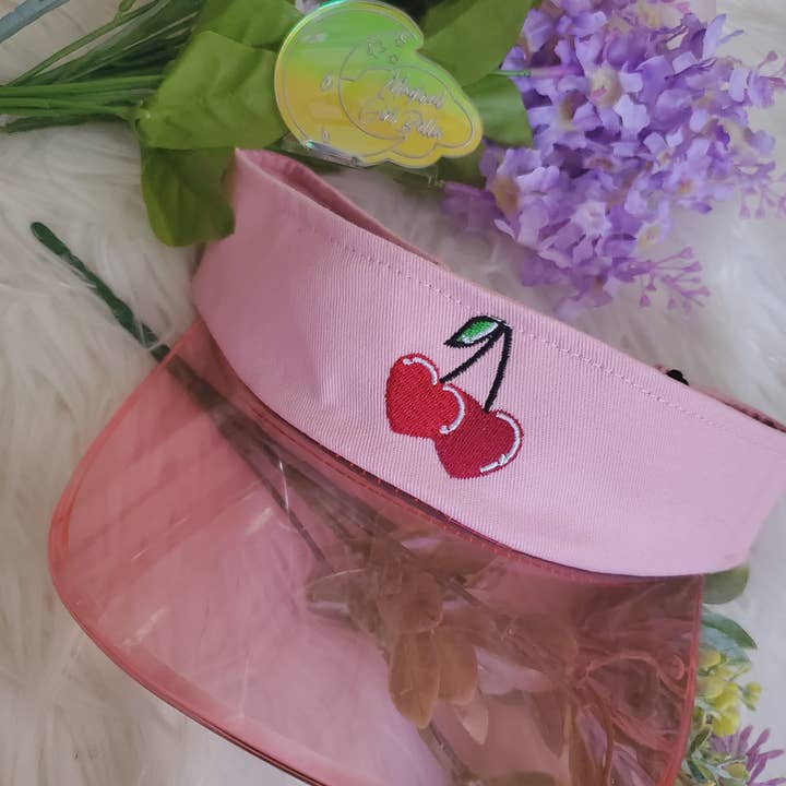 Cherry Hearts Rosa Visir för wholesale av Magical Girl Bella