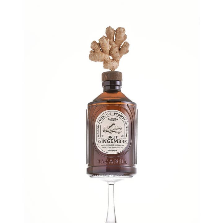 Bacanha USA - Wholesale Cocktail Mix/Syrup - Raw Ginger Syrup - Organic - 13,5 fl. oz.3