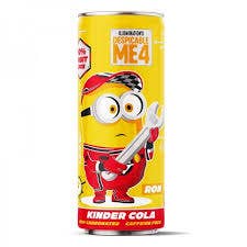 INTERNATIONAL TASTE FOOD SARL – wholesale Soda/kolsyrad dryck – MINIONS KINDER COLA BURK 25CLX240