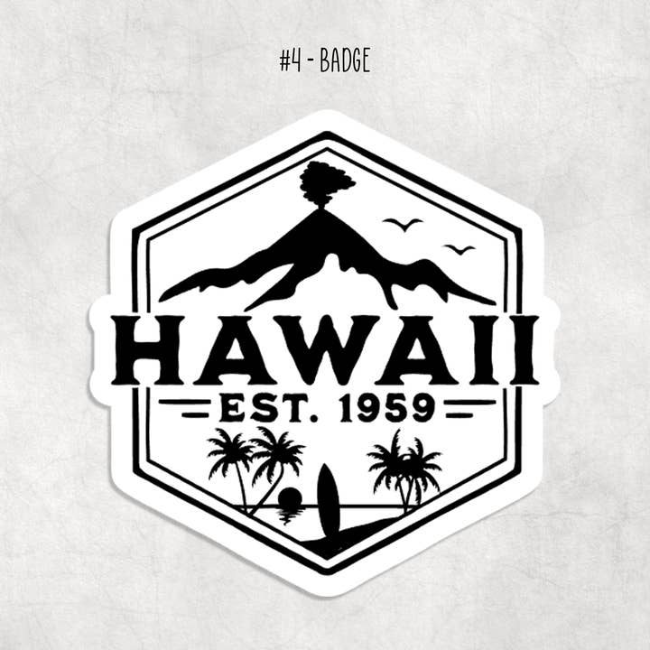 Expression Design Co - Wholesale Sticker - Hawaii Stickers4