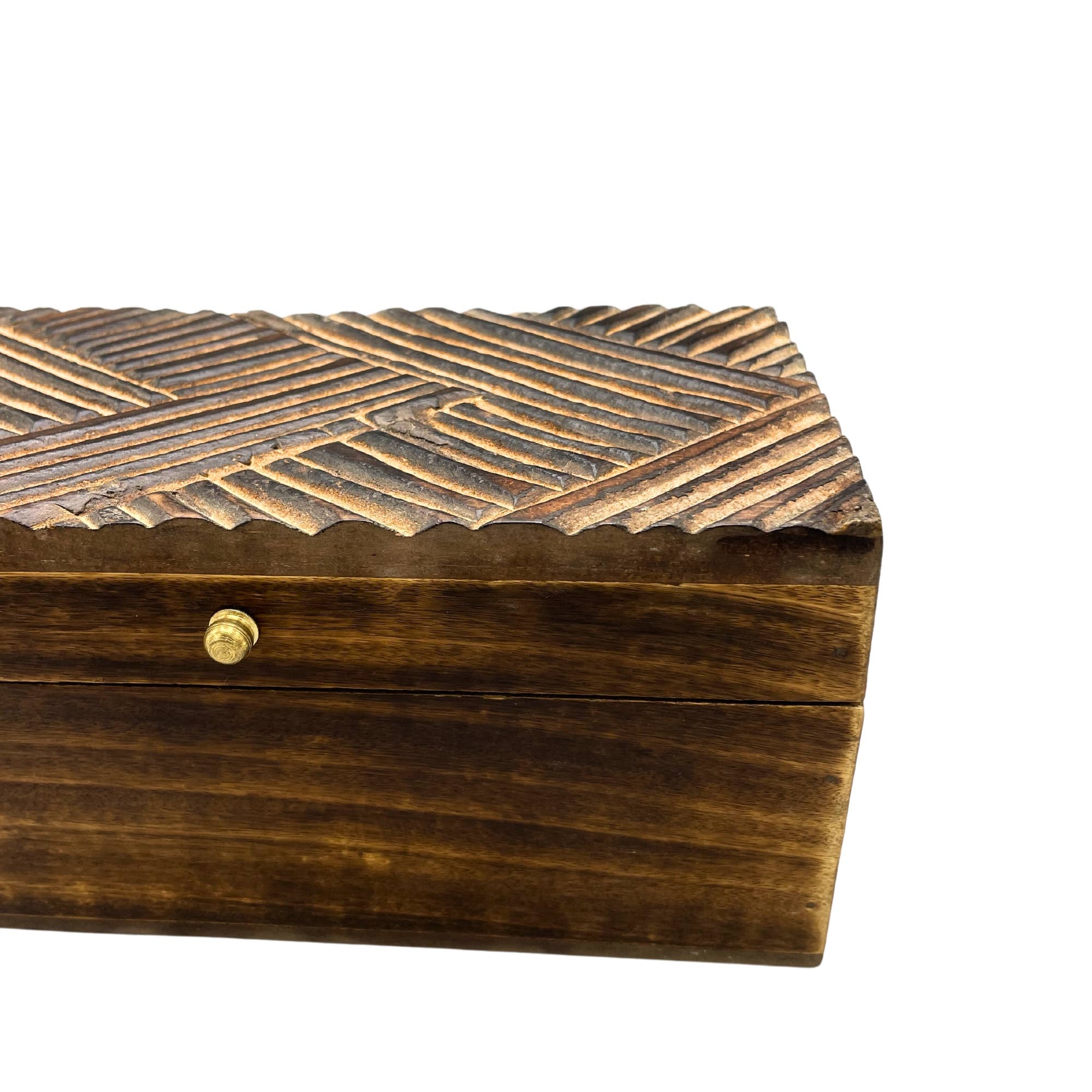 AW Artisan - Wholesale Decorative Box - Vintage Deco - Multipurpose Box - 22x12x10cm - Antique Lines1