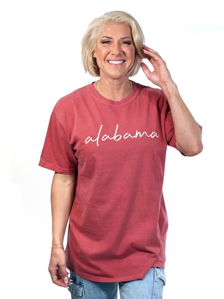 Alabama Script Tee para venta al por mayor de Stated Brands