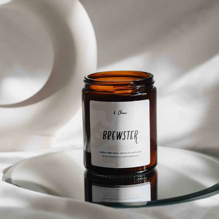 Brewster Soy Candle for wholesale by & Chai