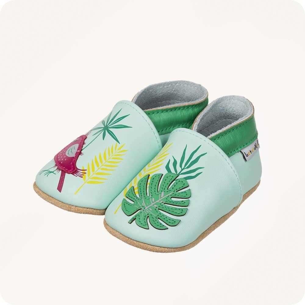 LAIT ET MIEL – wholesale Slippers – Baby – Baby leather slippers - Bird