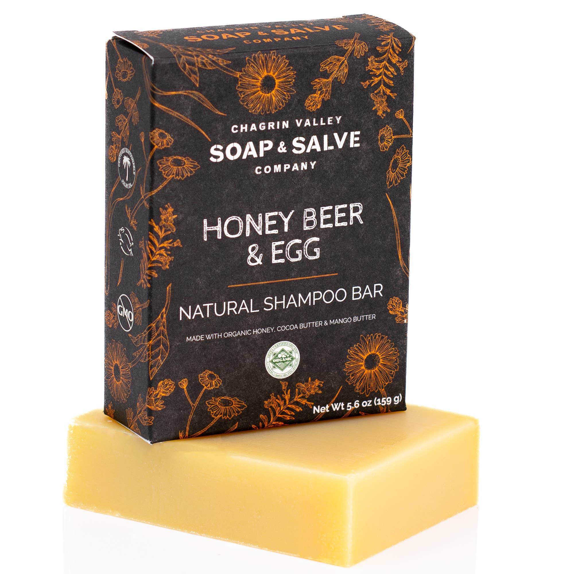 Chagrin Valley Soap - Vendita all'ingrosso Shampoo a saponetta/solido - Shampoo Bar: Birra al miele e uova0