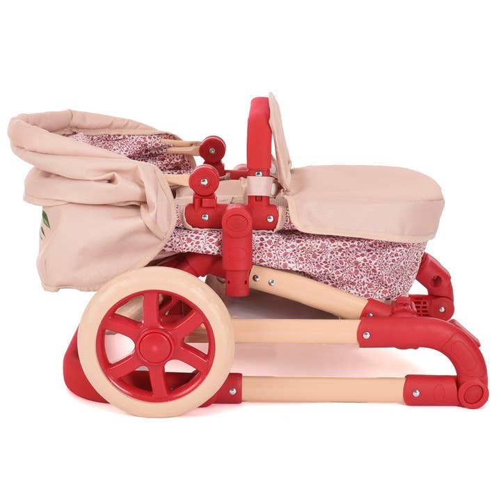 Roma - Wholesale Doll Stroller - Kids - Roma RHS Single Dolls Pram - Flora9