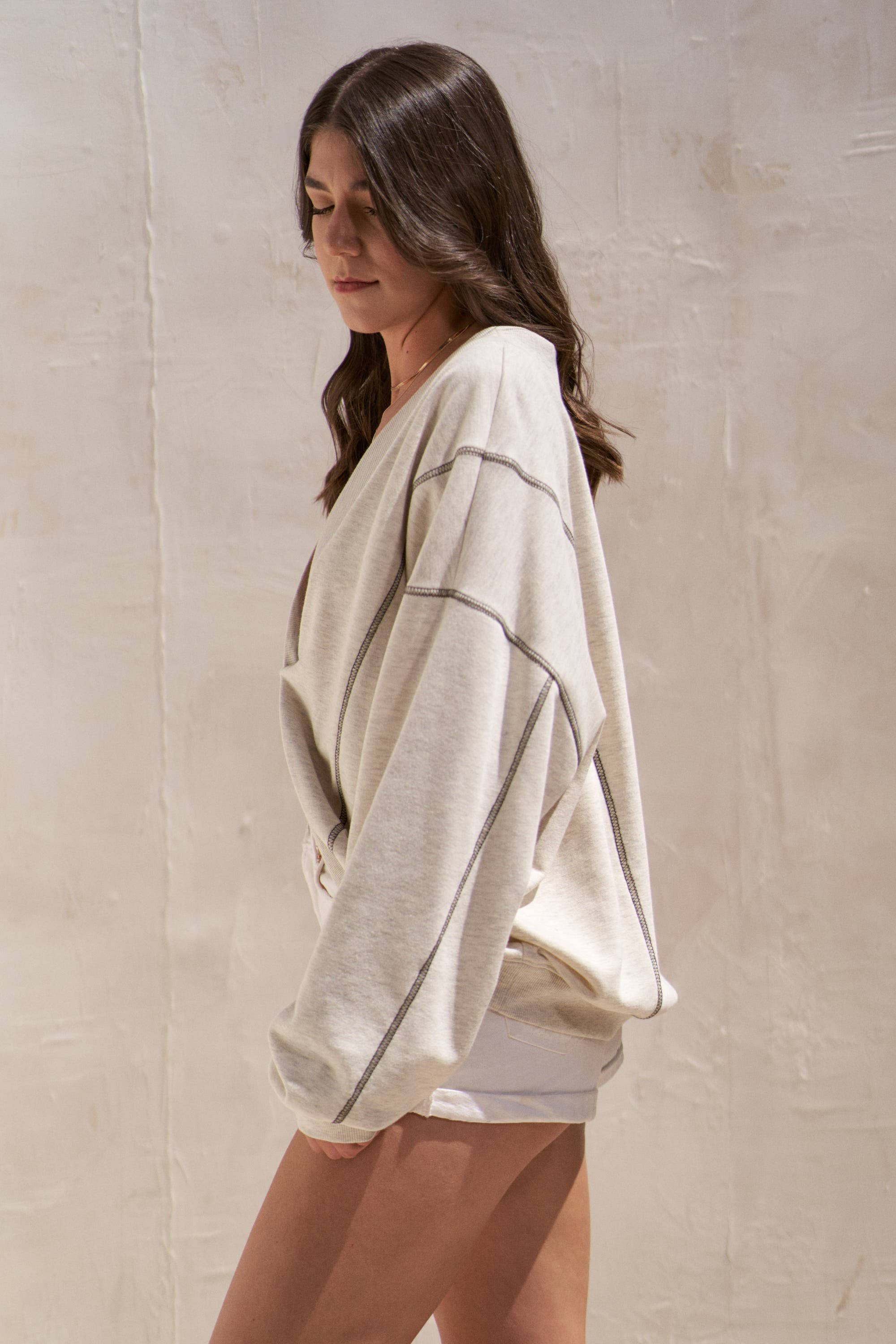 JADE BY JANE - Wholesale Knit Top - Women's - TWIST FRONT LONG SLEEVE TOP11