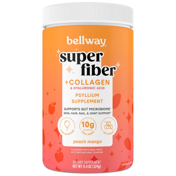Bellway Super Fiber + Collageen Perzik Mango, 20 porties voor wholesale door Bellway