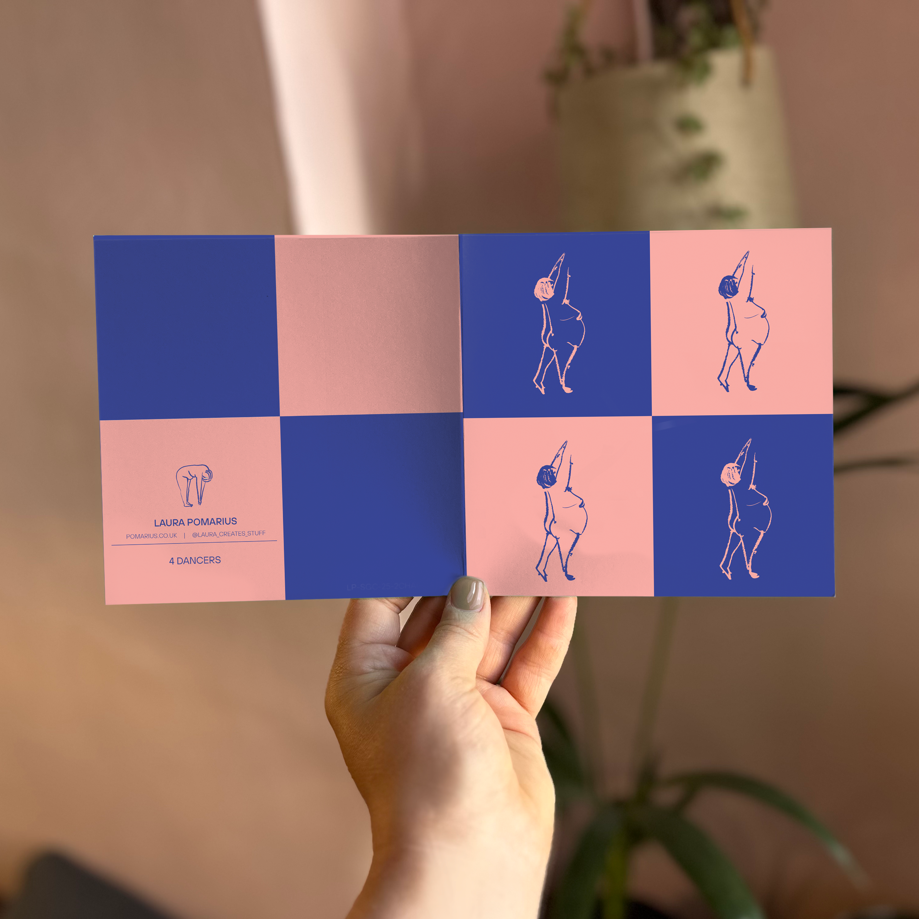 Laura Pomarius - Wholesale Everyday Greeting Card - Nude Dancer - A Unique Body Positive Greeting Card4