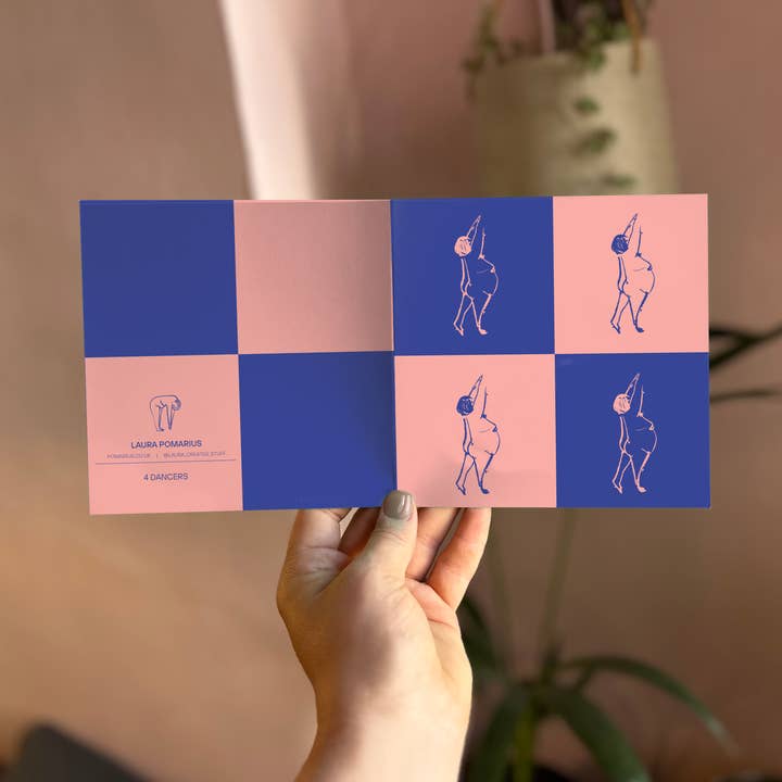 Laura Pomarius - Wholesale Everyday Greeting Card - Nude Dancer - A Unique Body Positive Greeting Card4