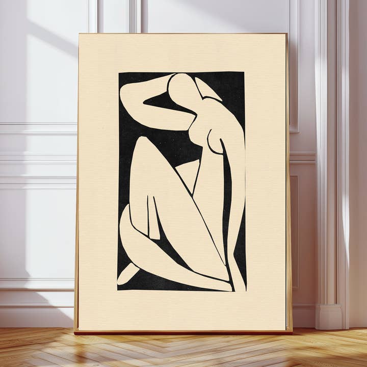 Matisse Vintage Weiblicher Akt Kunstdruck für den Großhandel von Kumo Art Prints