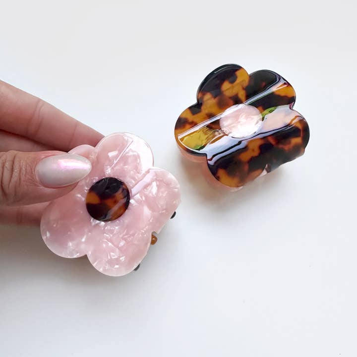 Pinza de pelo Daisy Reverse Big para venta al por mayor de Have A Nice Day