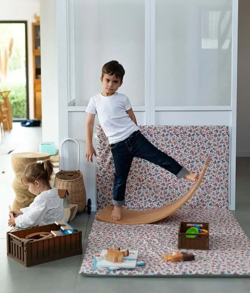 Manufacture des bébés français - Wholesale Play Mat - Kids & Baby - Vintage flowers waterproof play mat9