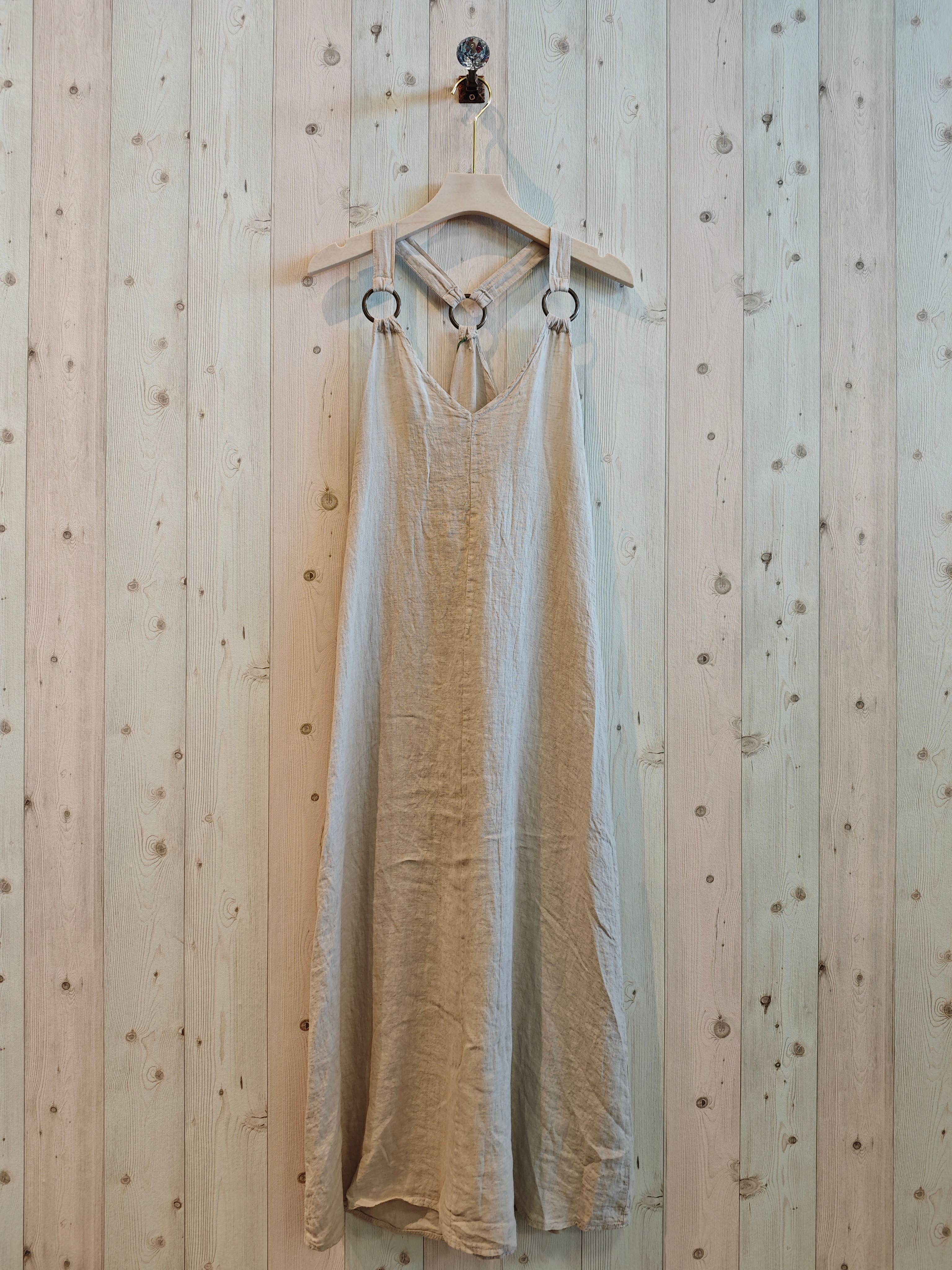 Linen & More - Wholesale Dress - Women's - REF 16857 LONG STRAP DRESS 100% LINEN6
