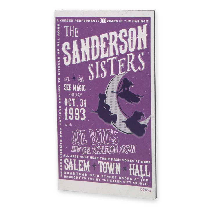 Open Road Brands, LLC - Wholesale Magnet - Disney Hocus Pocus Sanderson Sisters Poster Metal Magnet1