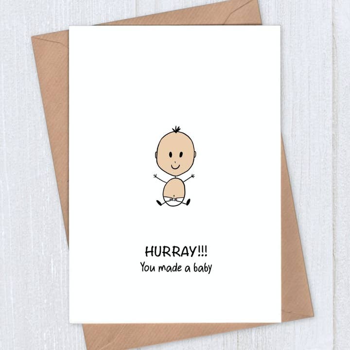 Baby Congratulations Card 1 for wholesale by Lou Longworth