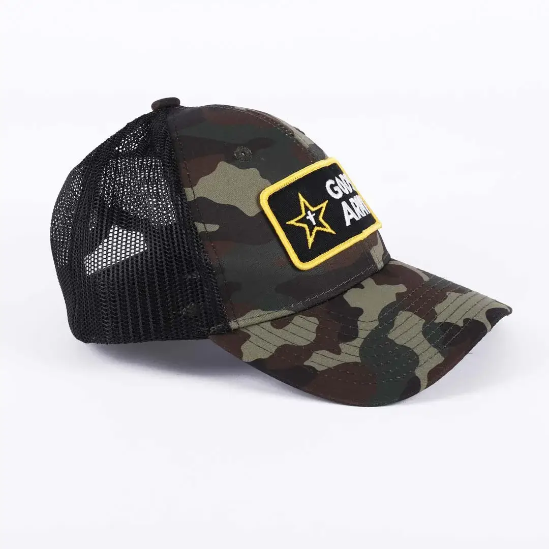 Swanson Christian Products - Wholesale Trucker Hat - Unisex - Hat - Camo - God's Army6