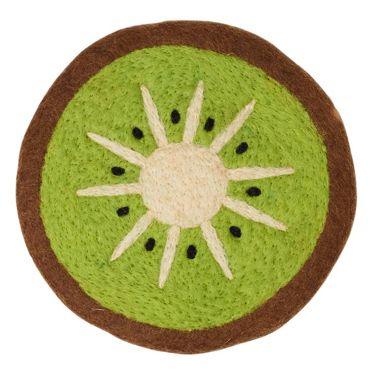 Wool Trivet - Kiwi for wholesale by Once Again Home Co.