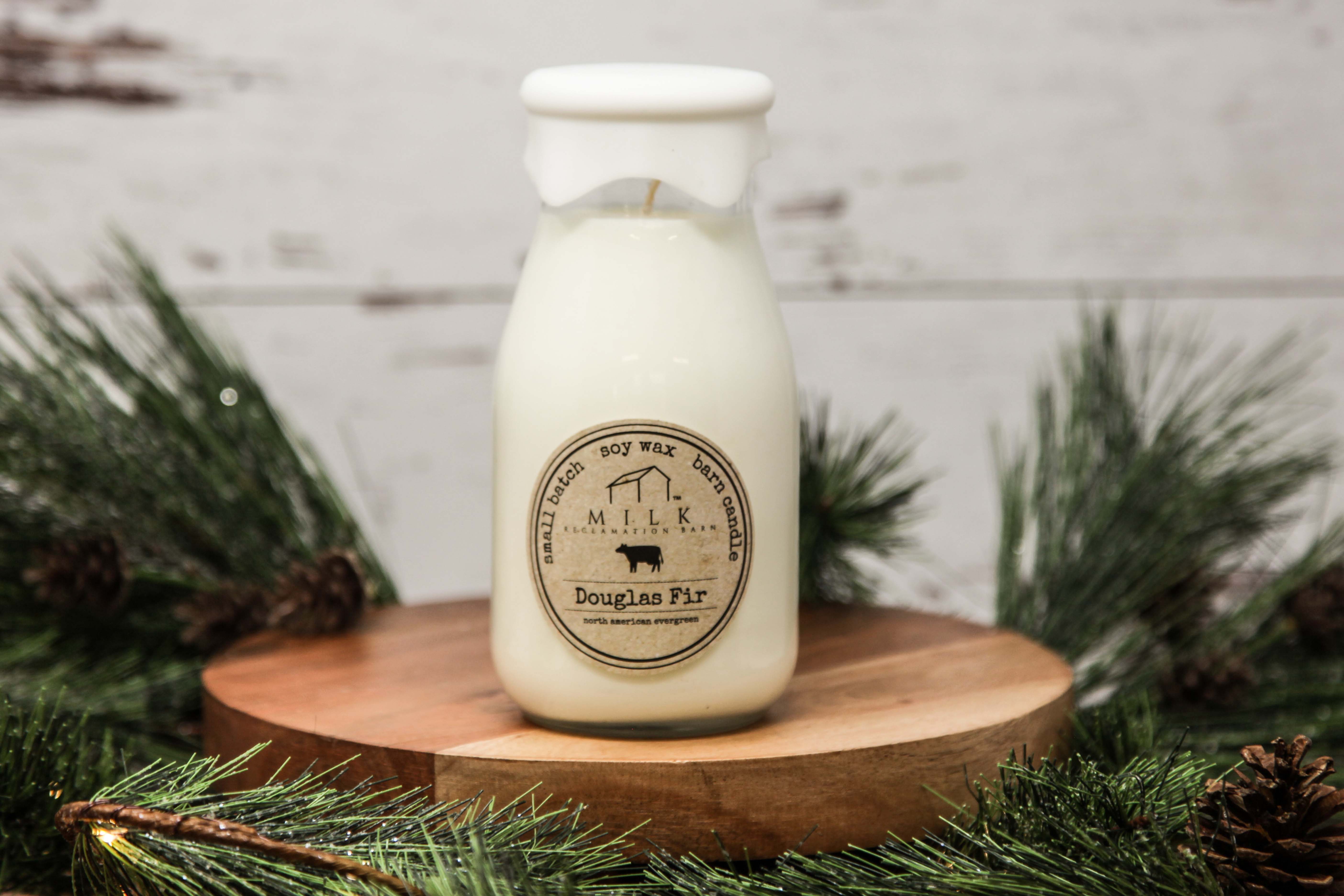 Milk Reclamation Barn - Wholesale Jar/Filled Candle - Milk Bottle Candle 13 oz13
