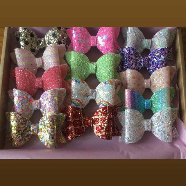 50 3” bows bargain bundle for wholesale by Little Princess Hair Boutique