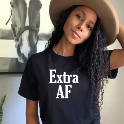 Extra AF soft unisex mom tee shirt casual for wholesale by The Candy Collections