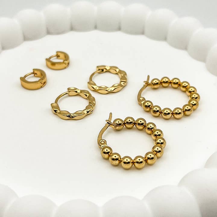 Jenica's Favorite Fall Hoops for wholesale by Fiona Grace