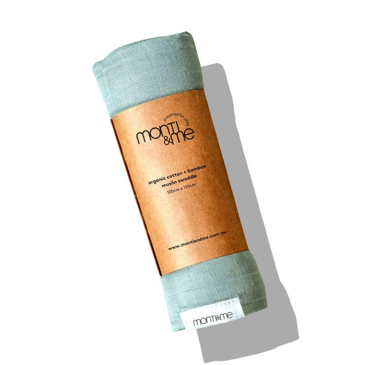 Organic Cotton + Bamboo Muslin for wholesale by Monti&Me