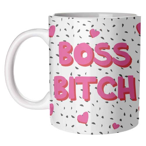 Mugs 'Boss Bitch' by Laura Lonsdale for wholesale by ART WOW