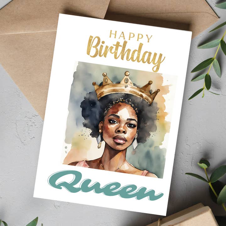 Carte de vœux Happy Birthday pour la vente par Self Care Tribe