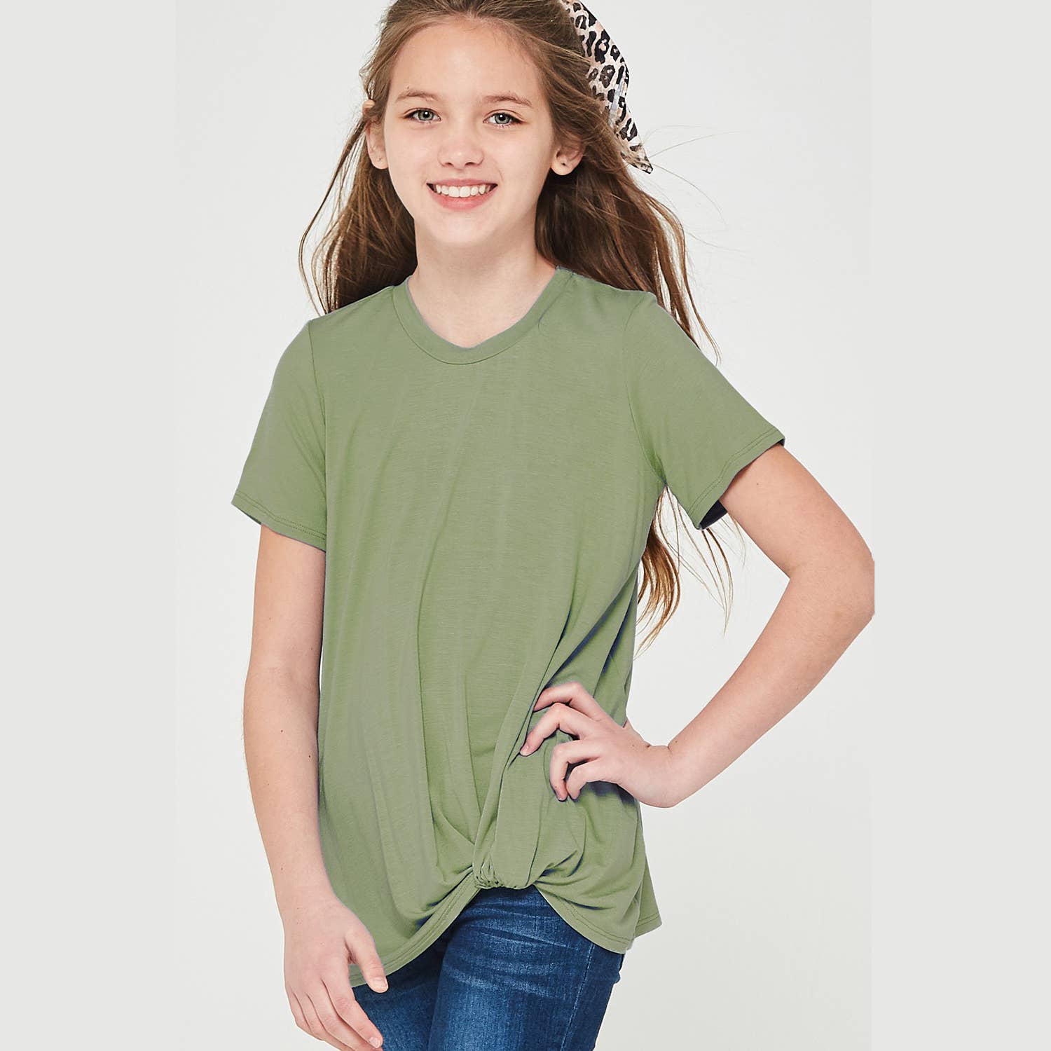 Good Girl – wholesale T-shirt – Kids – Twisted Knot Short Sleeve T shirt7