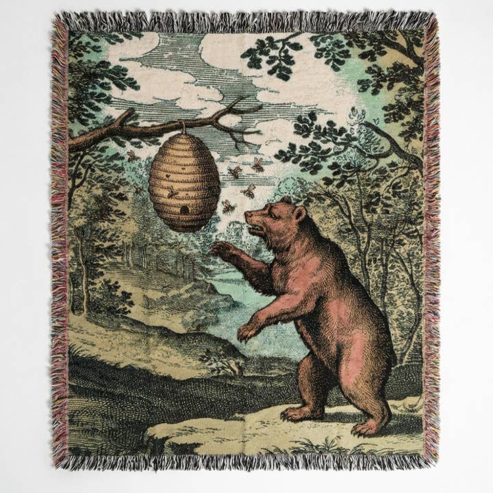 Honey Bear Blanket for wholesale by Strike Gently