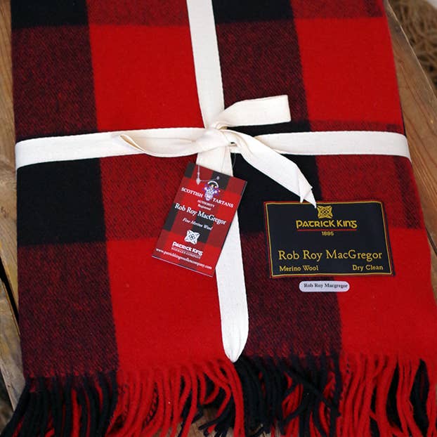 Patrick King Woollen Company - Wholesale Throw Blanket - Rob Roy Deluxe Highland Blanket
