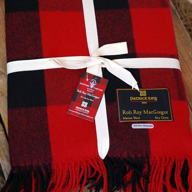 Patrick King Woollen Company - Wholesale Throw Blanket - Rob Roy Deluxe Highland Blanket0