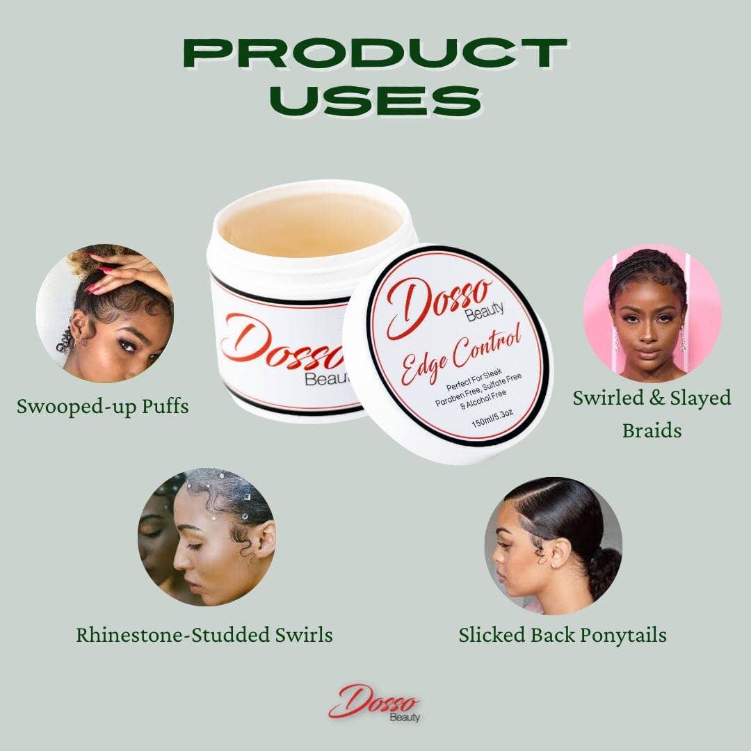 Dosso Beauty - Wholesale Hair Styling Gel/Mousse - Organic Edge Control Gel4