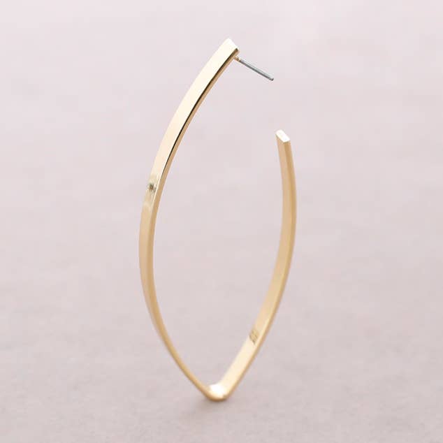 Ovale Metalen Oorstekers voor wholesale door Sonata