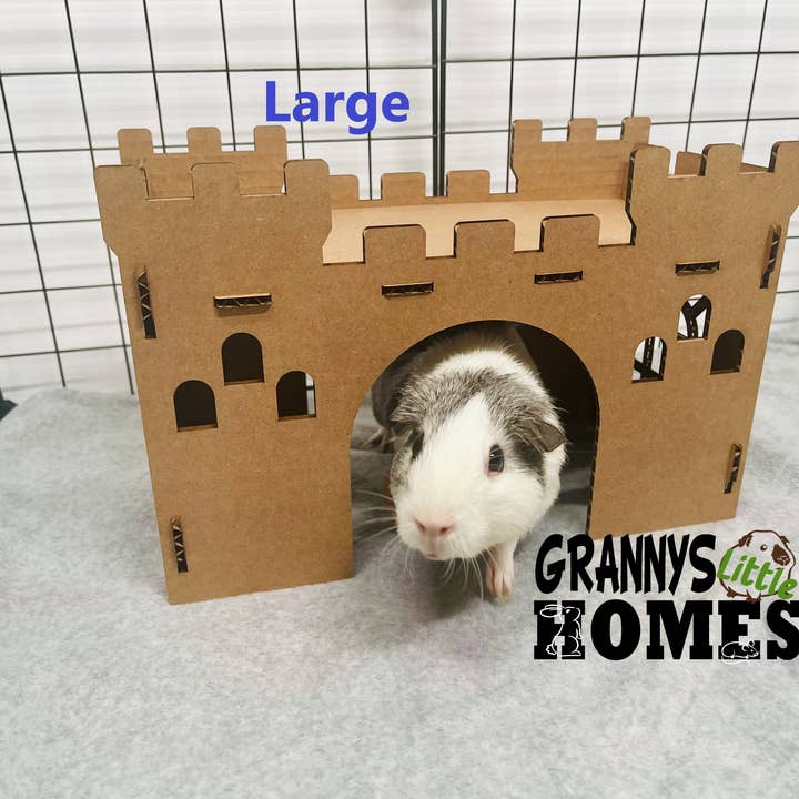 Grannys Little Homes - Vendita all'ingrosso Giocattolo per animali - Non gatti o cani - Tunnel del Castello di Cartone