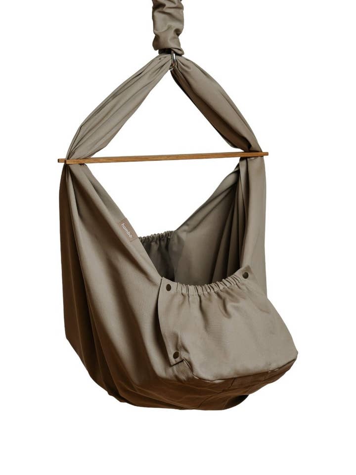 homba® baby závesná kolíska bavlnená bežová for wholesale by homba