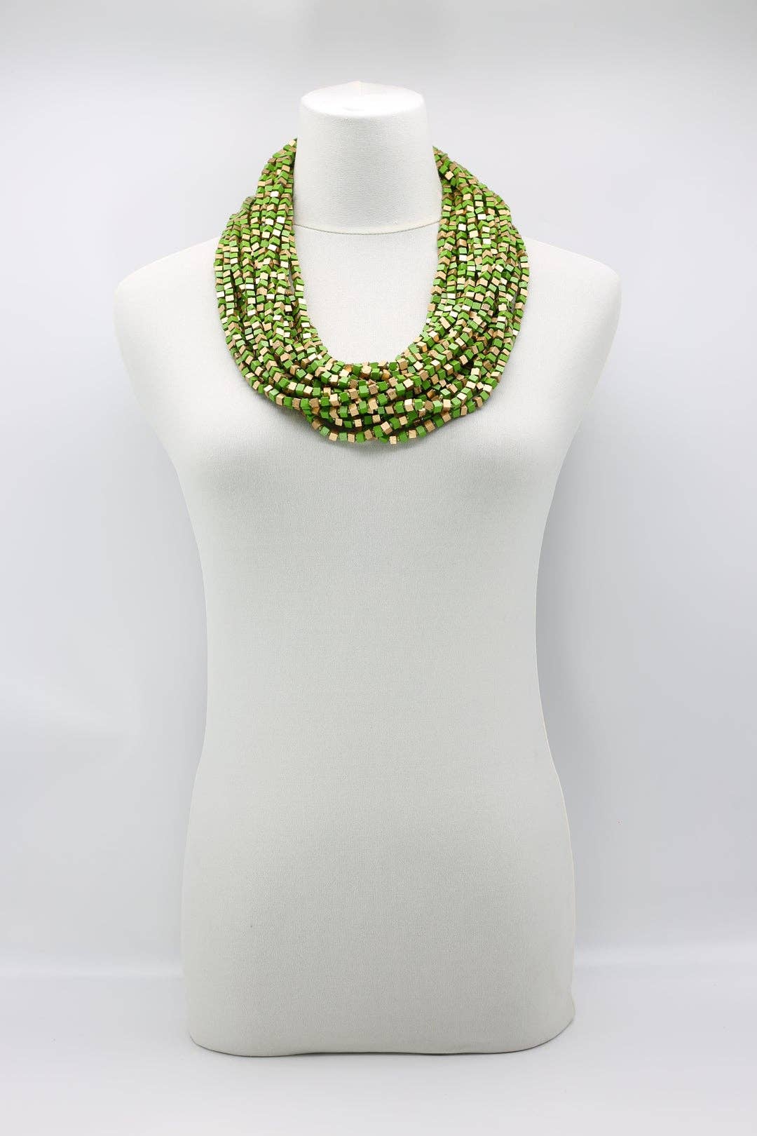 Jianhui London – Engroshandel Perlehalskæde – Den næste Pashmina halskæde Træperler - Mosaic Art62