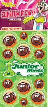 JFL Enterprises - Vente Autocollant - Enfant et bébé - Autocollant Scratch-N Sniff Junior Mints0