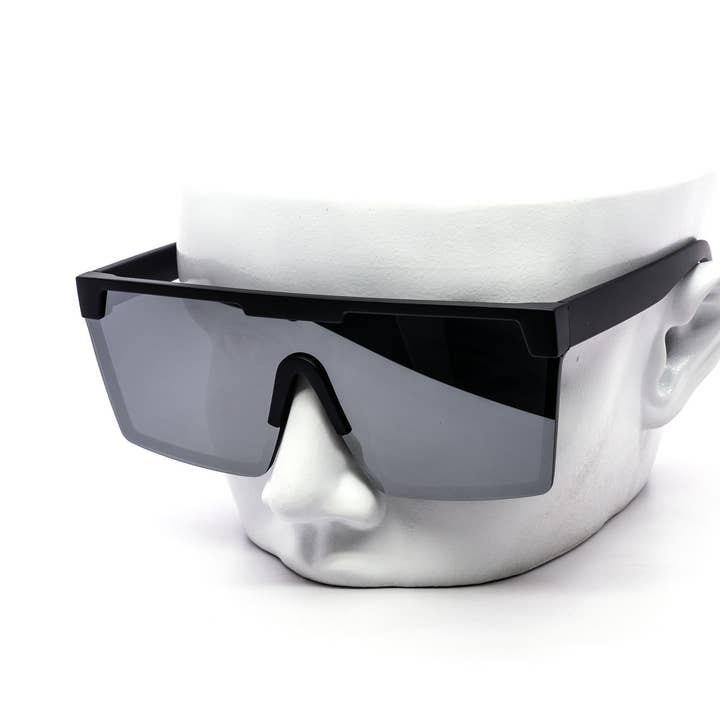 Still Friday - Wholesale Sunglasses - Unisex - Cyberpunk Oversized Shield Sunglasses5