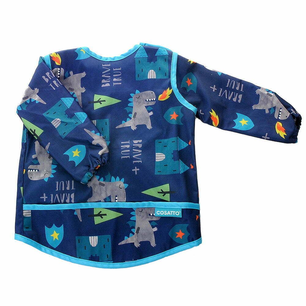 Blue Cosatto Coverall Feeding Bib Dragon Kingdom for wholesale on Faire4