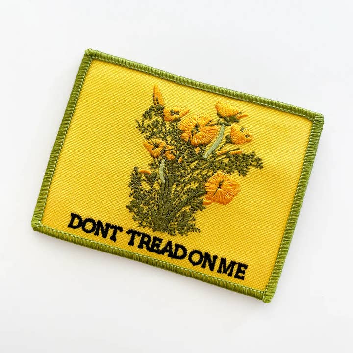 DONT TREAD ON ME Poppies Patch for wholesale by Chaparral Studio