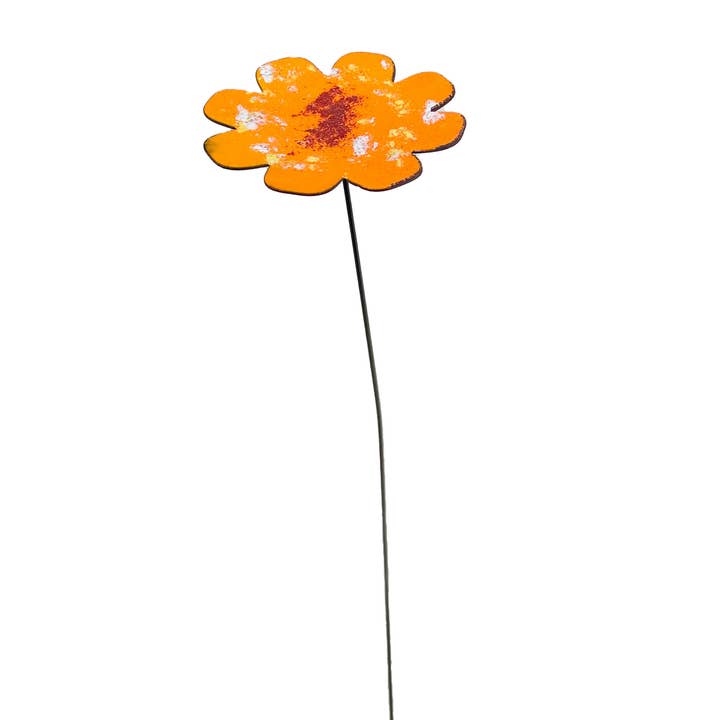 Clever Goods by Annabelle Noel Designs - Wholesale Garden/Lawn Stake - Large Copper Enamel Flowers1