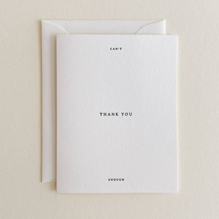 Jaymes Paper - Wholesale Thank You Card - Thank You No. 01