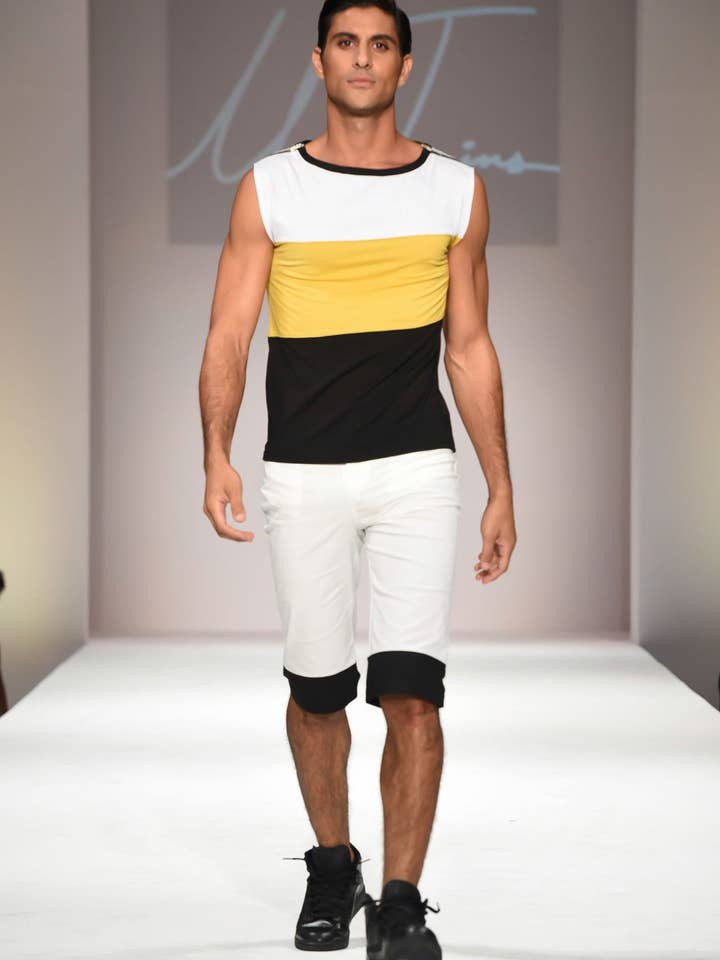 Sleeveless Colorblock Top for wholesale by Uwi Twins Fashion Label