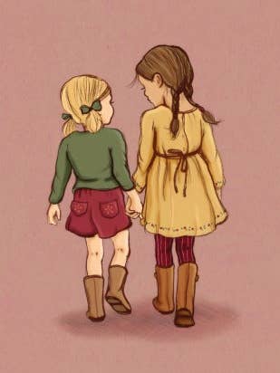 Postkarte Niemals Loslassen für den Großhandel von Ollebol & Muis