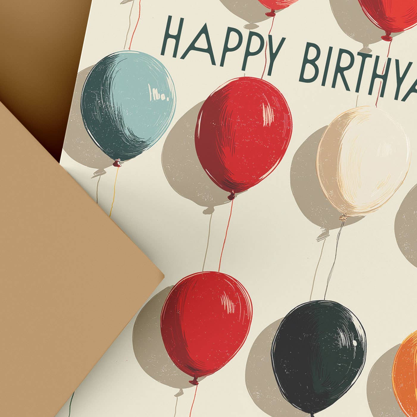 Tiramisu Paperie – Engroshandel Fødselsdagskort – THE DOLCE COLLECTION-Tillykke med fødselsdagen, Fødselsdag, Balloner2