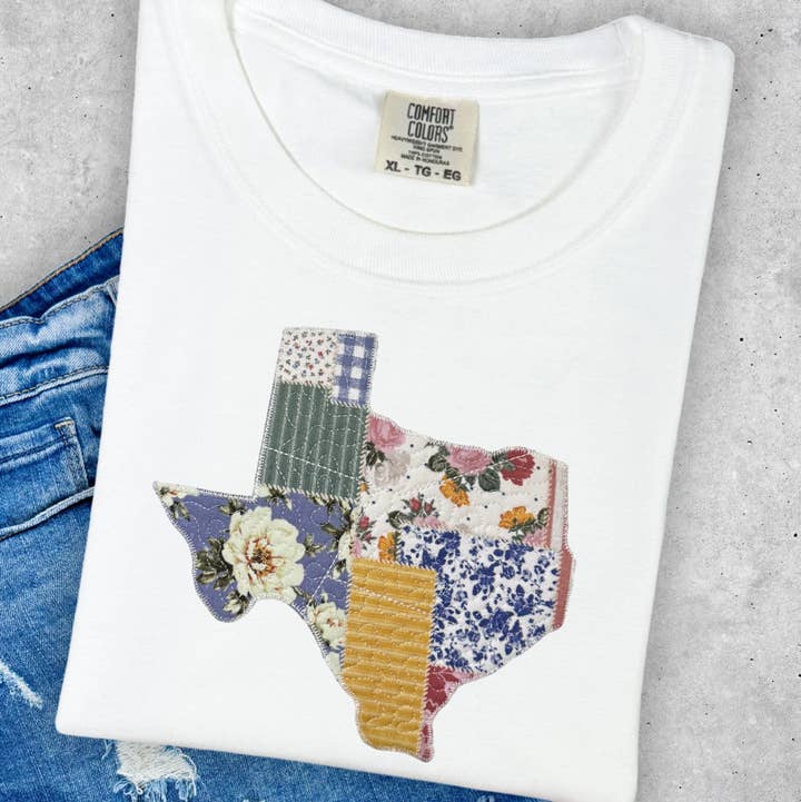 Hillside Threads Wholesale – Großhandel Sweatshirt – Damen – Gestepptes Patchwork ANY STATE Sweatshirt0