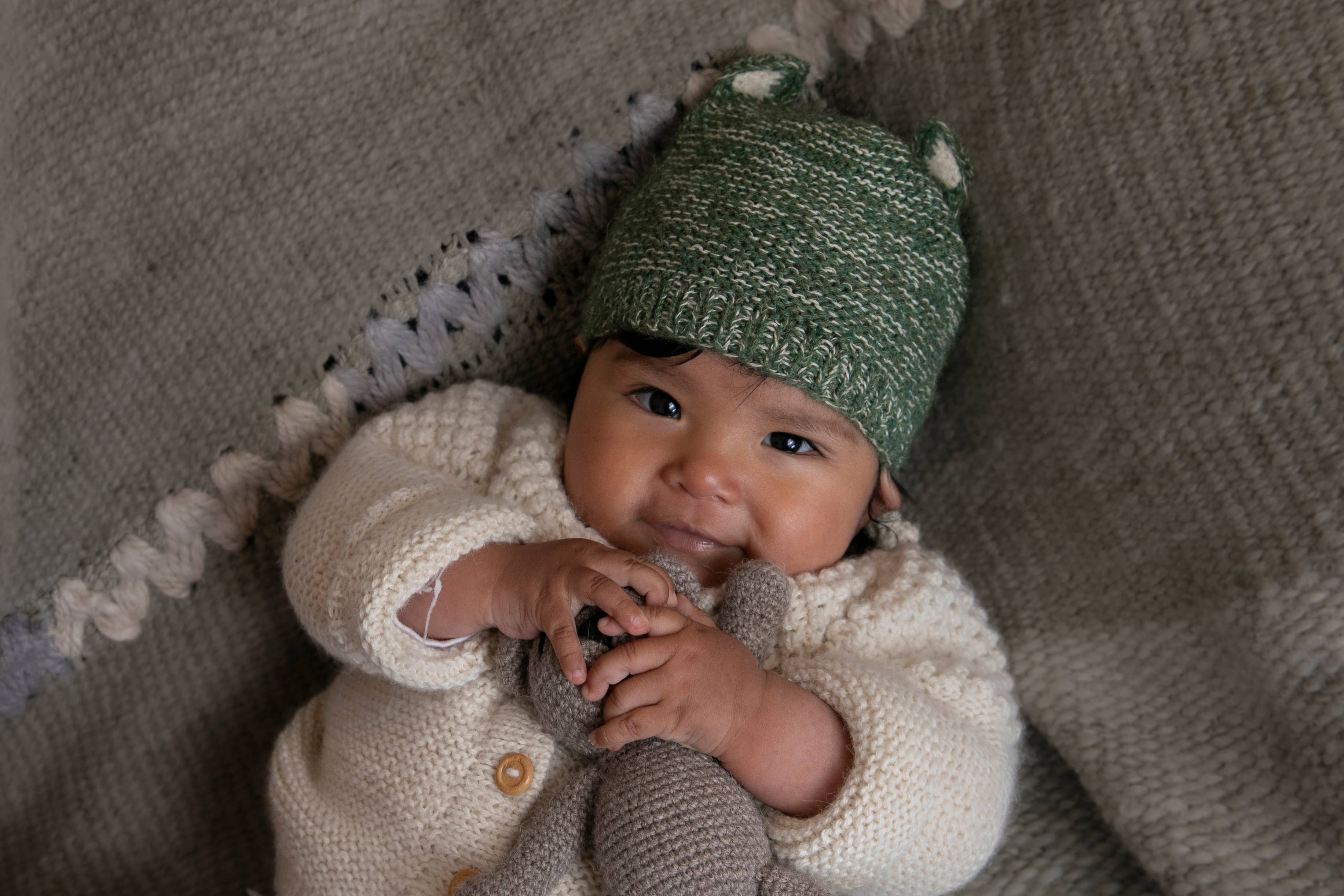 Awamaki - Wholesale Newborn/Knit Hat - Baby - Muku Knit Sun Bear Baby Hat2